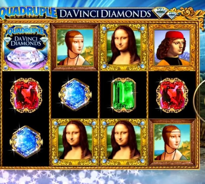 فتحة اللعب المزدوجة Da Vinci Diamonds 2